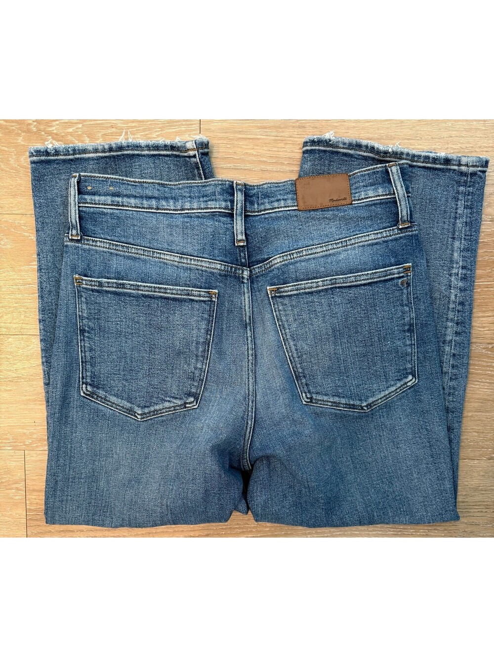 Madewell Slim Wide-Leg Crop Jeans Size 30 - Picture 5 of 9